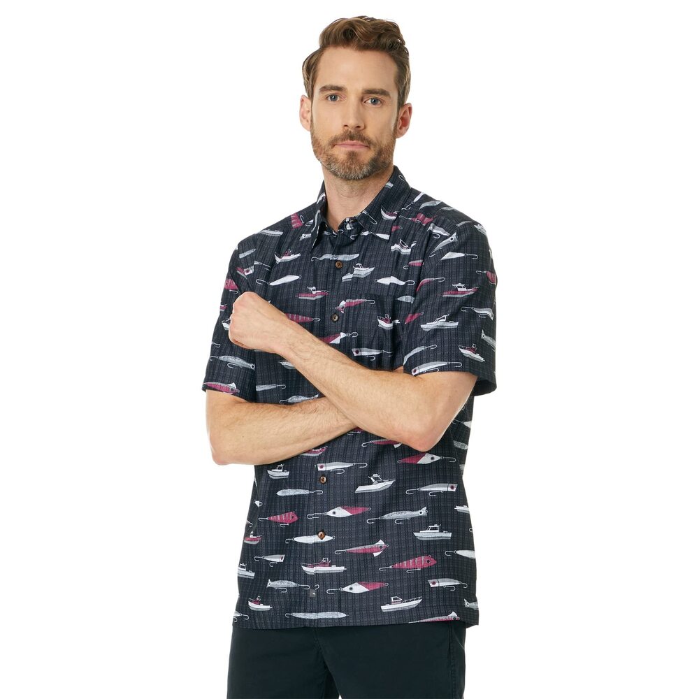 Quiksilver Drag Week Short Sleeve Shirt Black Drag Week LG